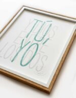 Lamina "Tu,Yo y Dios entre los dos" verde - Imagen 2