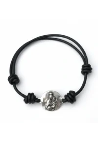 Pulsera de Virgen del Carmen plata calabrotes
