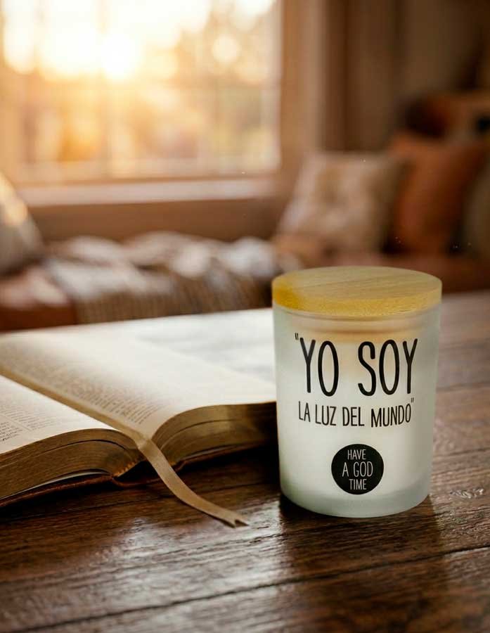 yo-soy-web1 Vela "Yo soy la luz del mundo" - Imagen 1