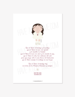 Lamina "Oracion De Primera Comunion" Niña - Imagen 4