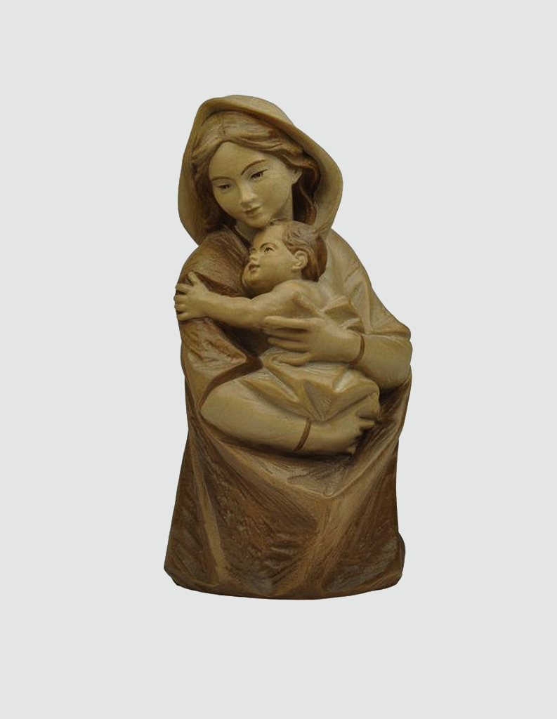 095000BUSTOFBLESSEMOTHER_MULTIPLESATAINED_a476a824f57e8303b05ecc598cbbde7f Figura virgen Busto de Maria con niño patina - Imagen 1