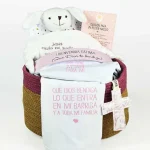 Cesta Regalo Welcome rosa