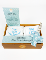 Caja Regalo cruz del convento bebé - Imagen 2
