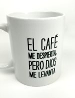Taza "El Cafe me despierta, pero Dios me levanta" - Imagen 2