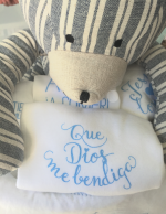 Body Que Dios me bendiga azul - Imagen 2