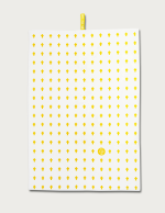 Trapo de cocina cruces amarillo