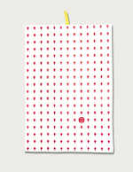 Trapo de cocina cruces rojo