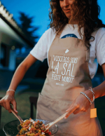 Delantal La sal de este mundo Beige