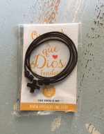 Colgante con Cruz de plata hueca 17mm - Imagen 2