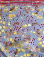 Pañuelo Dios te salve Maria Rojo - Imagen 4
