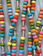 Rosario multicolor cuentas medianas - Imagen 3