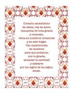 Placa Sagrado corazón de Jesus para la puerta - Imagen 5