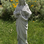 Estatua Sagrado Corazon de Jesús de Piedra