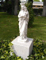 Estatua Virgen del Carmen de piedra - Envío incluido - Imagen 5