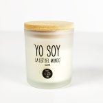 Vela "Yo soy la luz del mundo"