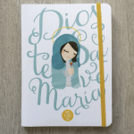 Libreta con goma Virgen Maria A5