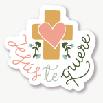 Pegatina Cristiana Jesús Te Quiere