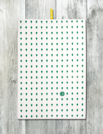 Trapo de cocina cruces verde - Imagen 2