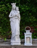 Estatua Virgen del Carmen de piedra - Envío incluido - Imagen 2