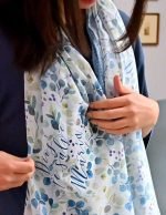 Pañuelo Dios te salve Maria Blanco - Imagen 4