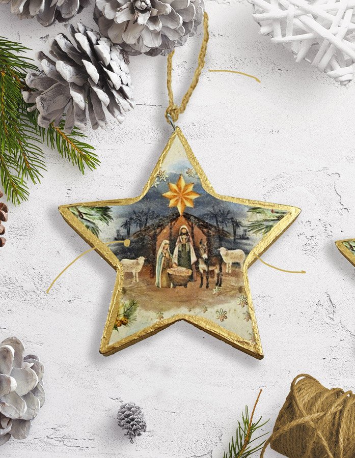 colgante-estrella-grande-web Colgante navidad Estrella - Imagen 1