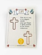Clip con forma de cruz
