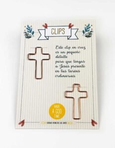 Clip con forma de cruz
