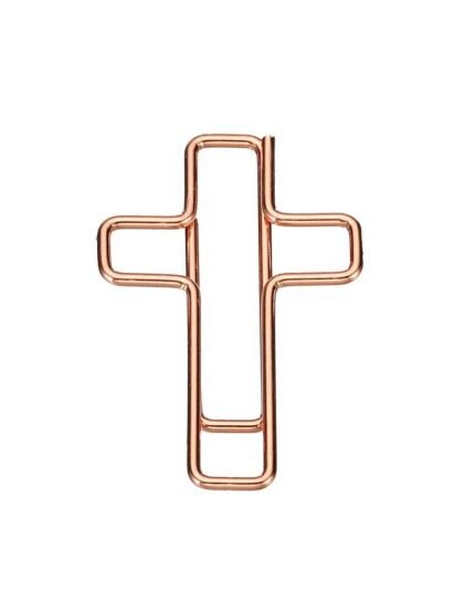 clip con forma de cruz