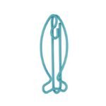 Clips con forma de pez