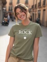 Camiseta "Build your house on ROCK"